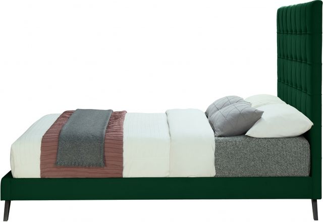 Meridian Furniture Elly Green Velvet Queen Bed-2