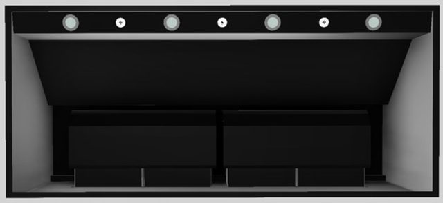 Vent-A-Hood® 54" Black Wall Mounted Range Hood-3
