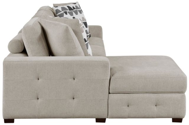 Homelegance® Raife 2-Piece Taupe Left-Arm Facing Sectional and Chaise-3