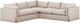 Four Hands Habitat 3-Piece 122" Slipcover Sectional-0