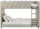 Intercon Addyson Fog Twin/Twin Upholstered Bunk Bed-0