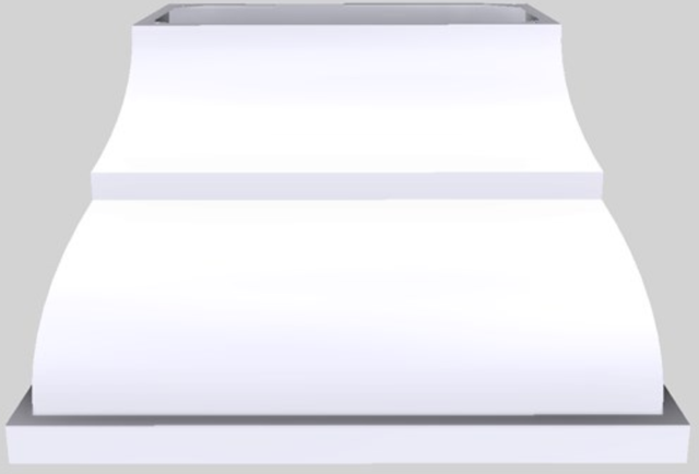 Vent-A-Hood® Designer Series 48" White Island Range Hood-0