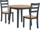 Signature Design by Ashley® Gesthaven 3-Piece Natural/Blue Dining Table Set-0