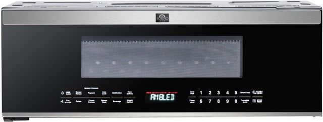 FORNO® Padula Series Alta Qualita 1.2 Cu. Ft. Stainless Steel Over The Range Microwave-0
