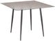 Titus Furniture T3476 Glass Top Dining Table with Black Metal Legs-0