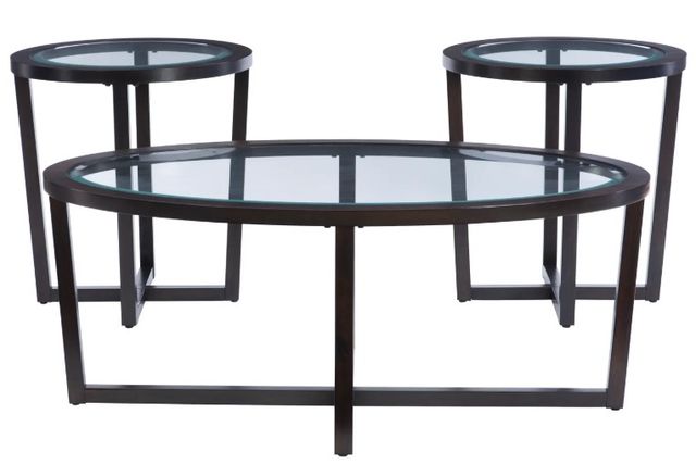 Powell® Bowen 3-Piece Umber Occasional Table Set-0