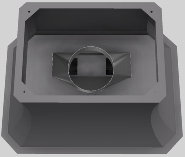 Vent-A-Hood® Designer Series 42" Gunsmoke Island Range Hood-1