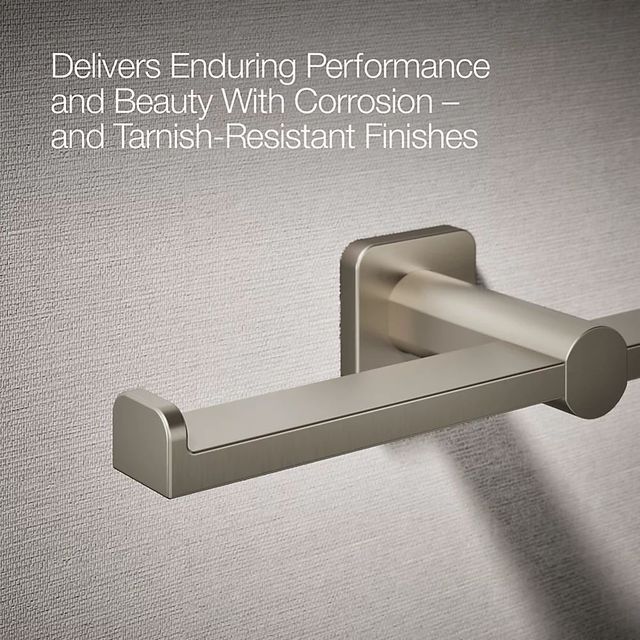 KOHLER® Parallel® Vibrant Brushed Nickel Double Toilet Paper Holder-4
