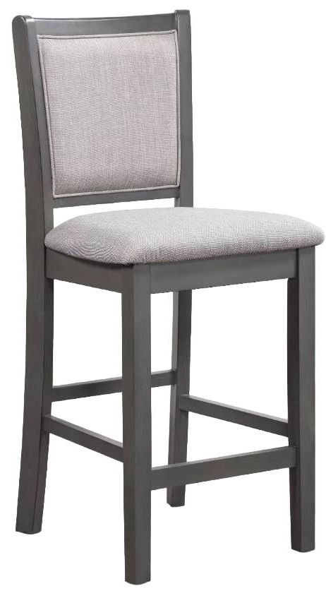 New Classic® Home Furnishings Amy 5-Piece Gray Counter Dining Set-2