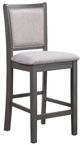 New Classic® Home Furnishings Amy 5-Piece Gray Counter Height Dining Set-2