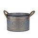 A & B Home 3-Piece Gunmetal Decorative Pot Set-1