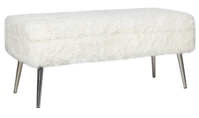 Jofran Inc. Huggy Natural Storage Bench-0