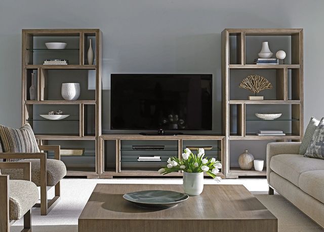 Lexington Home Shadow Play Spotlight Taupe/Gray Media Console-1