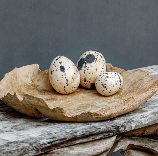 Uttermost® Nest Trio 3-Piece Beige/Charcoal Indoor-Outdoor Eggs Set-3