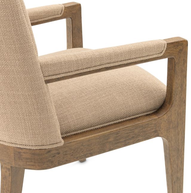 Michael Amini® Portrait Sienna Brown Dining Arm Chair-4