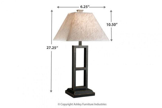 Signature Design by Ashley® Deidra Black Metal Table Lamp-2