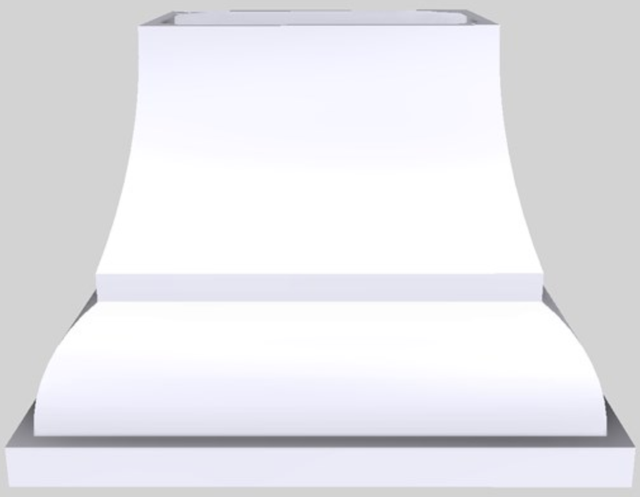 Vent-A-Hood® Designer Series 42" White Island Range Hood-0