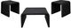 Coaster® Cahya 3-Piece Black Occasional Table Set-0