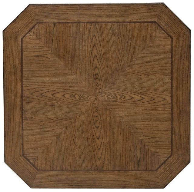 Liberty Furniture Carolina Park Amber Brown Octagonal Cocktail Table-3