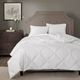 Olliix by Madison Park Signature White Diamond Down Alternative King/California King 1000 Thread Count Cotton Comforter-0