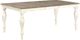 Winners Only® Torrance Gray Top Dining Table with White Base-0