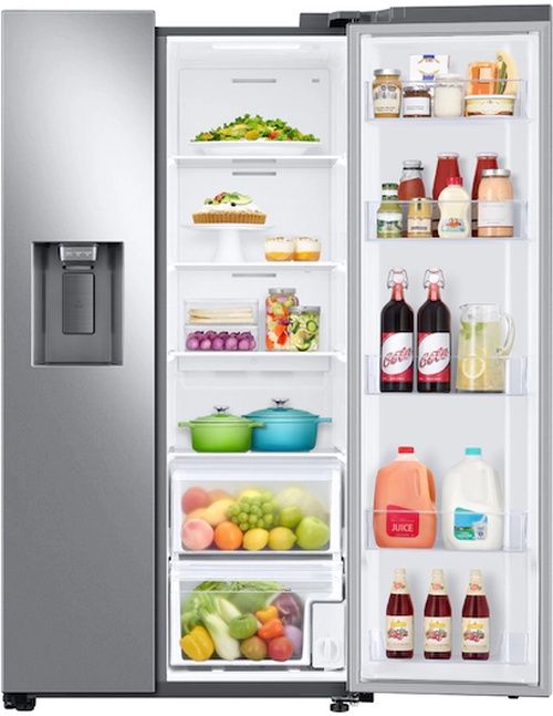 Samsung 36 in. 22.0 Cu. Ft. Fingerprint Resistant Stainless Steel Stainless Steel Counter Depth Side-by-Side Refrigerator-8