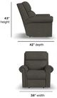 Flexsteel® Customizable Bernard Leather Power Recliner-2