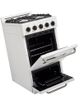 Unique® Appliances Classic 20" White Freestanding Liquid Propane Gas Range-3