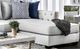 Furniture of America® Ornella 2-Piece Light Gray Right-Arm Facing Sectional and Chaise-2