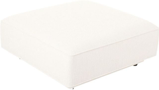 Moe's Home Collection Rosello White Ottoman-3