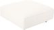 Moe's Home Collection Rosello White Ottoman-3