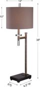Uttermost by Billy Moon Oletha Dark Bronze Buffet Lamp-3