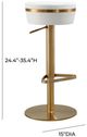 TOV Furniture Astro White Adjustable Stool-2