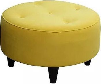 Edgewood Furniture Pineview Banana Round Ottoman-0