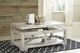 Signature Design by Ashley® Fregine Whitewash Lift Top Coffee Table-4
