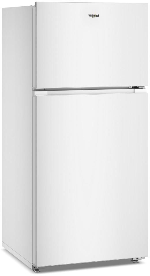 Whirlpool® 28" 14.3 Cu. Ft. White Top Freezer Refrigerator with Total Coverage Cooling-2