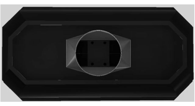 Vent-A-Hood® Designer Series 60" Black Island Range Hood-2