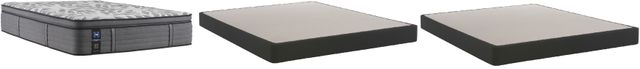 Sealy® Determination II Innerspring Euro Pillow Top Medium King  Mattress and Foundation Set-0