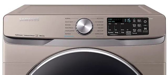 Samsung 7.5 Cu. Ft. Champagne Front Load Electric Dryer-4