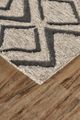 Feizy Enzo Charcoal/Taupe 5' x 8' Rug-1