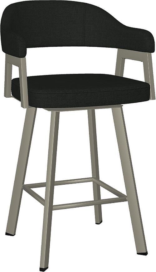 Amisco Customizable Carmen Bar Swivel Stool-2