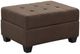 Homelegance® Maston Chocolate Storage Ottoman-0