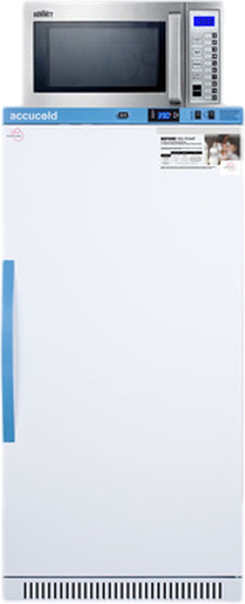 Accucold® MOMCUBE 8 Cu. Ft. White/Stainless Steel Breast Milk Refrigerator/Microwave Combination-0