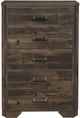 Homelegance® Jocelyn Rustic Brown Chest-1
