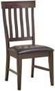 A-America® Bremerton Warm Gray Slatback Upholstered Dining Side Chair-0