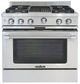 Capital Cooking™ Classic Chef 36" Stainless Steel Sealed Burner Pro Style Gas Range with Grill-0