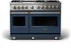 Viking® 5 Series 48" Slate Blue and Stainless Steel Freestanding Dual Fuel Range-0