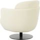 TOV Furniture Solange Cream Swivel Accent Chair-4