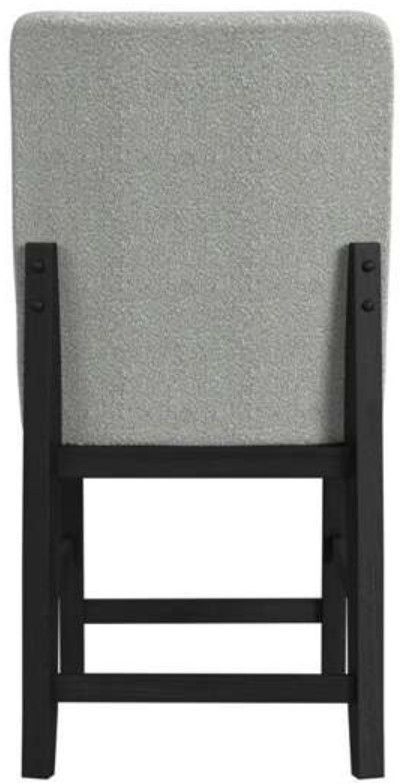 Elements International Portland Black/Gray 20" Counter Stool-4