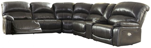 Signature Design by Ashley® Hallstrung 6-Piece Gray Power Reclining Sectional-0